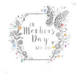 On Mother's Day With Love Luxury Laser Cut Handmade Card By Talking Pictures
