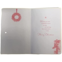 For A Special Son and His Partner, Christmas Greetings Card