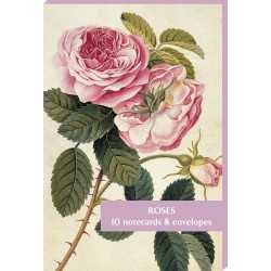Roses Blank Notecard Pack by Fitzwilliam Museum (2 each of 5 designs)