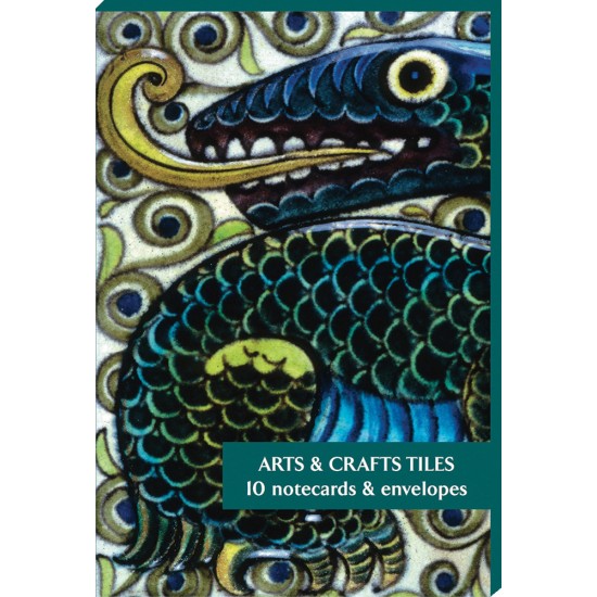 Arts & Crafts Tiles Blank Notecard Pack by Fitzwilliam Museum (2 each of 5 designs)