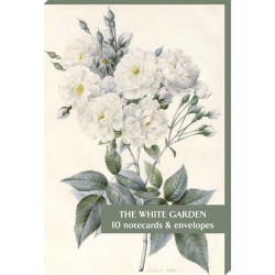 The White Garden Blank Notecard Pack by Fitzwilliam Museum (2 each of 5 designs)
