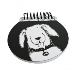 Nigel Quiney Stationery Puppy Dog Spiral Notepad (CSGW14)