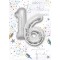 Happy Birthday 16 Today - Single Card with 2 x 30cm foil balloons by Balloon Boutique