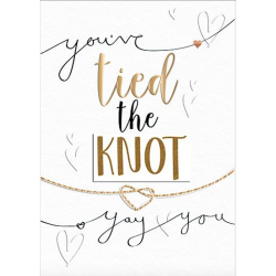 You've tied the Knot Luxury Handmade Wedding Card by Talking Pictures