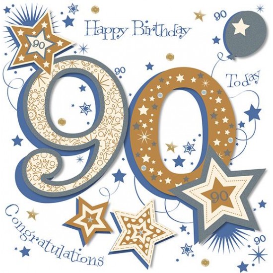 90Th Birthday Cards For Mum Greeting Cards Party Supply Personalised 