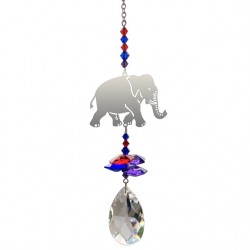 INDIAN ELEPHANT Fantasy Hanging Swarovski Sun-catcher Embellished with Crystals from Swarovski®