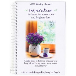 Blue Mountain Arts Inspiration For Beautiful Tomorrow A5 Diary Calendar Weekly Planner 2022