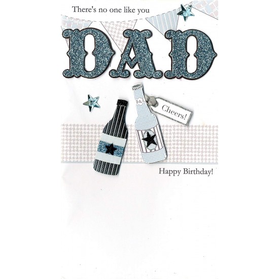 There's No One Like You Dad Happy Birthday Card 