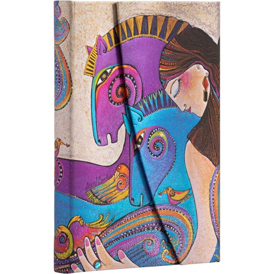MYSTICAL HORSES Maria and Mares Mini Lined Hardcover Journal by Paperblanks (100 x 140mm)