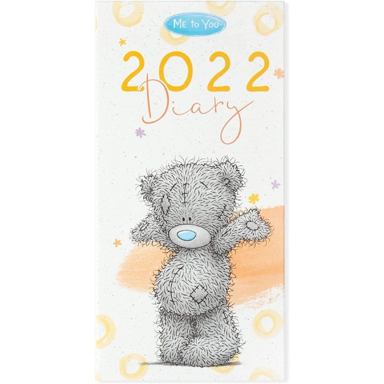 XCC01008 White Me to You 2022 Classic Tatty Teddy Bear Square Flip Wall Calendar