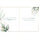 Wonderful Husband 6 Verse Booklet insert Luxury Birthday Greeting Card