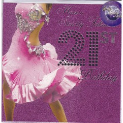 Have a Strictly Fabulous 21st Happy Birthday Card