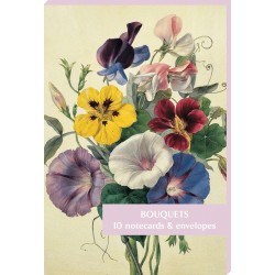 Bouquets Blank Notecard Pack by Fitzwilliam Museum (2 each of 5 designs)