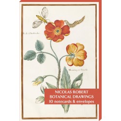 Botanical drawings of Nicolas Robert Blank Notecard Pack by Fitzwilliam Museum (2 each of 5 designs)