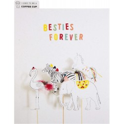 Besties Forever Any Occasion Blank Greeting Card  - Cup Cycling by James Cropper for Hallmark
