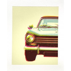 Classic Car Retro Any Occasion Blank Greeting Card  - Cup Cycling by James Cropper for Hallmark