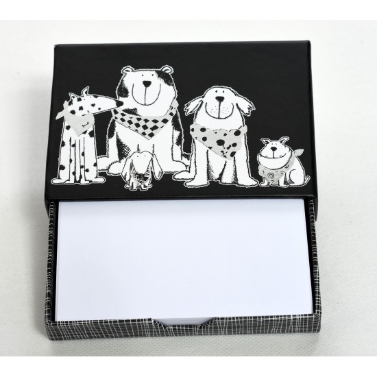 Nigel Quiney Stationery Small Puppy Dogs Pull Out Note Tray (CSGW10)