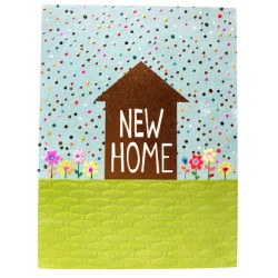 New Home House Blank Greeting Card - Emboss & Foil - Jamboree by Paper Salad (JA1874)