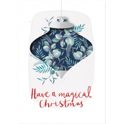 Magical Bauble Luxury Handmade 3D It's Christmas Time Greeting Card By Talking Pictures