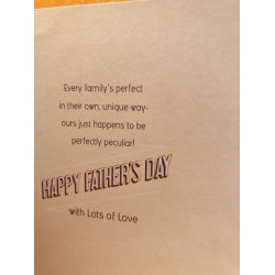 3D DAD Father's Day Greeting Card Perfectly Peculiar