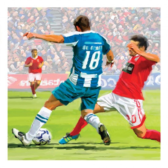 Football The Game by Richard Macniel Blank Fine Art Print Greeting Card for Any Occasion