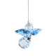 Aquamarine March Birthday Crystal Guardian Angel Hanging Charm Birthstone