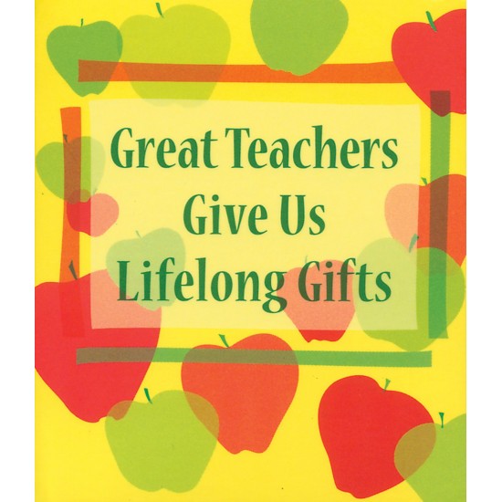Blue Mountain Arts Great Teacher Give Us Lifelong Gifts Little Keepsake Book