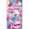 10 Today Happy Birthday - Cool Girl Greeting Card with Lovely Verse - Fun, Party, Phone, Ice Lollies, Cake, Pop Art - Wee Nippers by Cardigan Cards