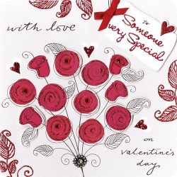 With Love on Valentine's Day - Someone Very Special Luxury Second Nature Greeting Card